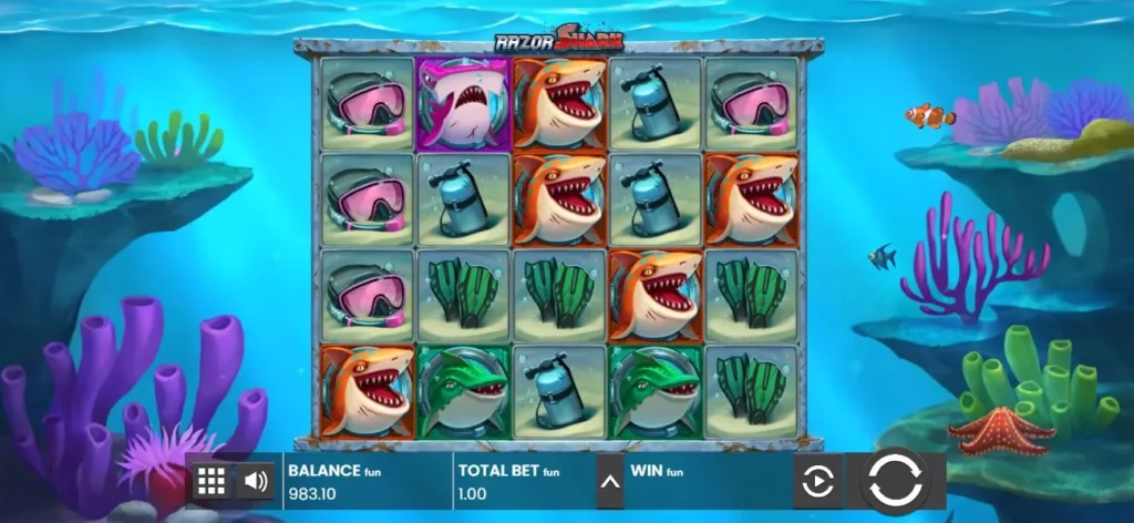Razor Shark Gameplay