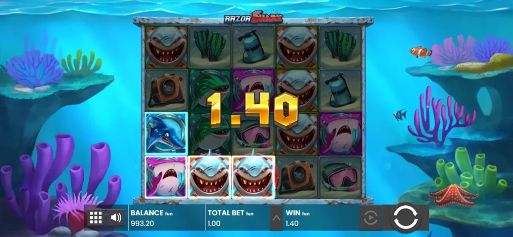 Razor Shark Gameplay