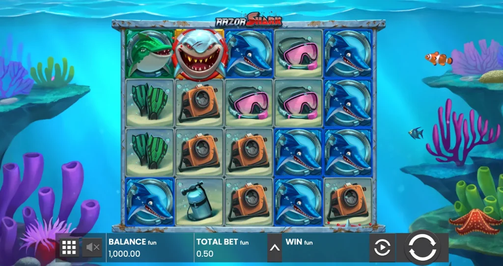 Spiel Razor Shark demo